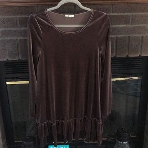 Velvet tunic